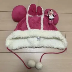 ディズニー ファンキャップ ピンク ムートン ミニー ミニーちゃん