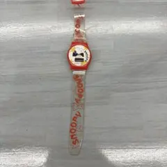 SNOOPY デジタル腕時計 レッド　ジャンク