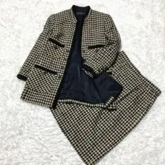 コージワタナベ　KOJI WATANABE 千鳥格子柄セットアップ　スーツ