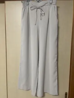 【any SiS】ワイドパンツ グレージュ
