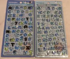 ボンボンドロップシール　サンリオ 文字 文字ボンボン はぴだんぶい ポチャッコ