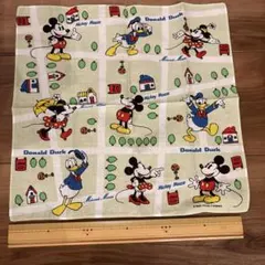 当時物　レトロ　ディズニーランド　ハンカチ