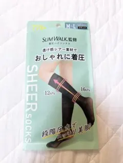 キャンドゥ　* スリムウォーク監修　着圧シアー　ＭＬ