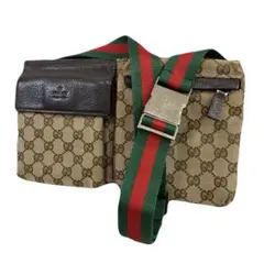 GUCCI（グッチ）CGロゴ 総柄　シェリーライン　ウエストバッグ　ヒップバッグ