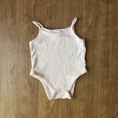 【Baby】キャミソールロンパース　イエロー　74cm