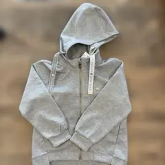 kate spadeグレー ラメフリル付きパーカー120cm 新品