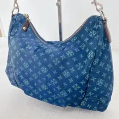 【美品】ラシット ナイロン ショルダー トートバッグ　2way ブルー