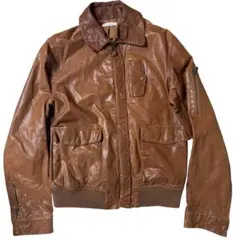 URBAN RESERCH★38 M レザージャケット ブラウン ライダースのサムネイル