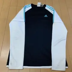 X1528 ホワイト ブラック M adidas スポーツウェア　レディースのサムネイル