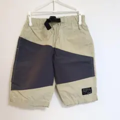 BRANSHES　ハーフパンツ 130 ベージュ グレー ポケット付き