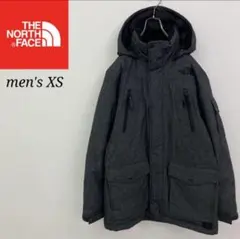 値下げ！ノースフェイス DRYVENT ダウン ダークグレー メンズXS