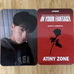 ATEEZ サン　USツアー　IYF ATINY ZONE トレカ