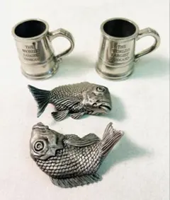 Selangor Pewter フィギュア 2体セット - メルカリ