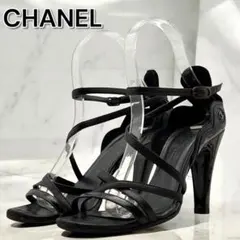 CHANEL Coco Mark Sandals Heel Leatherのサムネイル