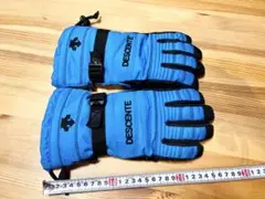 DESCENTE ブルー グローブ サイズS