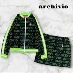 【極美品】archivio アルチビオ セットアップ 総柄 蛍光 上36 下38