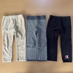 UNIQLO 無印良品 Champion パンツ サイズ90〜95 3枚セット