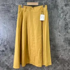 新品✨INGNI✨イング♡ミディ丈フレアスカート♡マスタード♡イエロー(M)