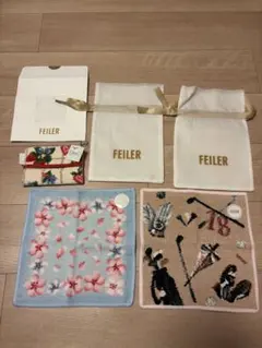FEILERフラッターリボン マルチケース＆ハンカチ 新品☆正規品☆あ様