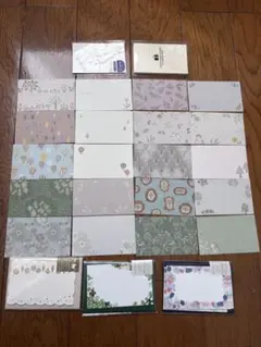 【おすそ分け】紙もの メッセージカード セット 計50枚