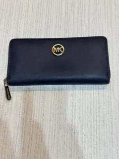 MICHAEL KORS 長財布 ネイビー ラウンドファスナーのサムネイル