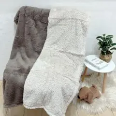 フランネル ひざ掛けブランケット70×100㎝ - メルカリ
