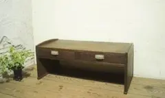 1075 앤티크 책상 로우 테이블 서랍 디스플레이 스탠드 데스크 레트로