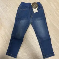 新品タグ付き　プティマイン　100cm オーガニックデニム
