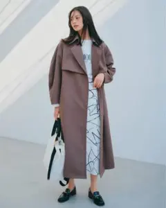 【さと様専用】【新品未使用】LOUNIE ロング トレンチコート アウター