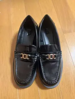 ZARA ブラック 厚底ローファー　サイズ37
