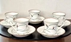 香蘭社 リンドフィールド コーヒー椀皿 5客セット