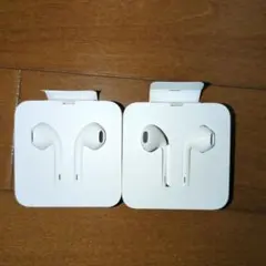 iPhone 純正イヤホン ホワイト 2個セット