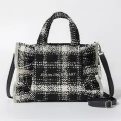 【新品未使用】ジルバイ ジルスチュアート ツイードフリルバッグ