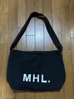 MHL. ロゴプリント キャンバス トートバッグ　ショルダーバッグのサムネイル