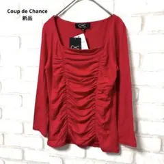 【新品】 Coup de Chance C de C カットソー 赤　38