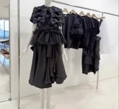 noir kei ninomiya リボンディテール ギャザースカートのサムネイル