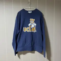 【M】UCLA ネイビー トレーナー　ブルーインズ　バスケットボールBRUINS