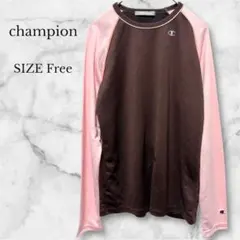 チャンピオン スポーツウェア トレーニング 長袖シャツ カジュアル スポーティ