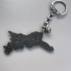 愛媛県 キーホルダー 地図 レトロ 御当地キーホルダー 都道府県 - メルカリ