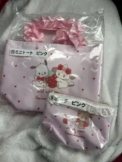 Lil ala mode サンリオキャラクターくじトートバックとポーチ
