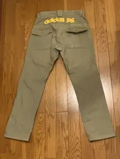 【匿名発送】ウェスト76 adidasゴルフパンツ メンズ 古着 オリーブカーキ
