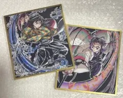 鬼滅の刃　WEBSHOPくじ　アクリル色紙　冨岡義勇　胡蝶しのぶ　c45 c46