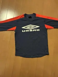 UMBRO ネイビー/レッド 長袖ウェア