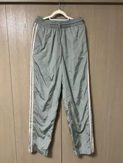 adidas アディダス トラックパンツ ナイロンジャケット グリーン S