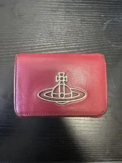 Vivienne Westwood レザー三つ折り財布 レッド