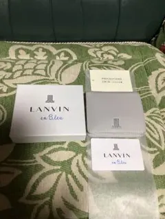 即購入可【格安】ランバンオンブルー グレー 二つ折り財布