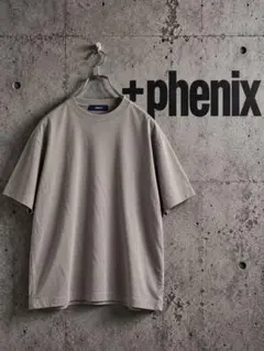 +phenix フェニックス オーバーサイズ Tシャツ グレージュ S