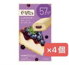 NARIS UP ぐーぴたっ しっとりクッキー ブルーベリーチーズケーキ　4個のサムネイル