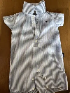 POLO ベビー ロンパース ストライプ 半袖のサムネイル