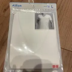 UNIQLO AIRism VネックTシャツ Lサイズ ホワイト